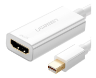 UGREEN Kabel Mini DisplayPort do HDMI MD112 1080p 20cm biały - 1488888 - zdjęcie 2